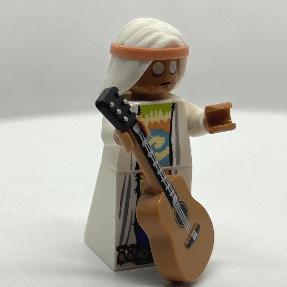 LEGO Movie Minifigure Vitruvius Hippie Singer 70809 70810 TieDye Musician Guitar